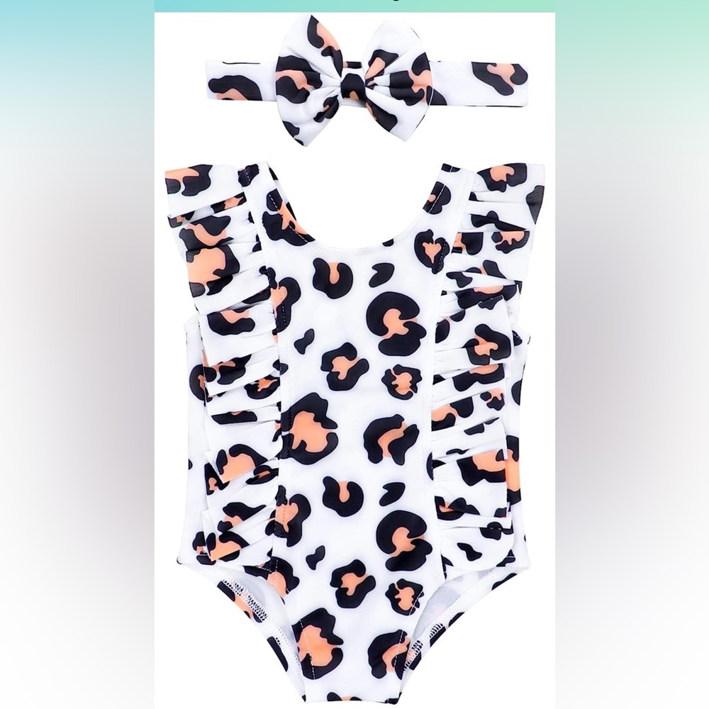 KANGKANG Baby Girl One Piece Swimsuit Size 12-18m